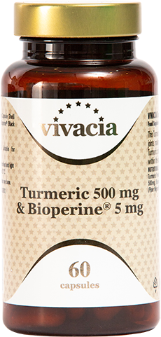 Vivacia Turmeric 500 mg & Bioperine 5 mg